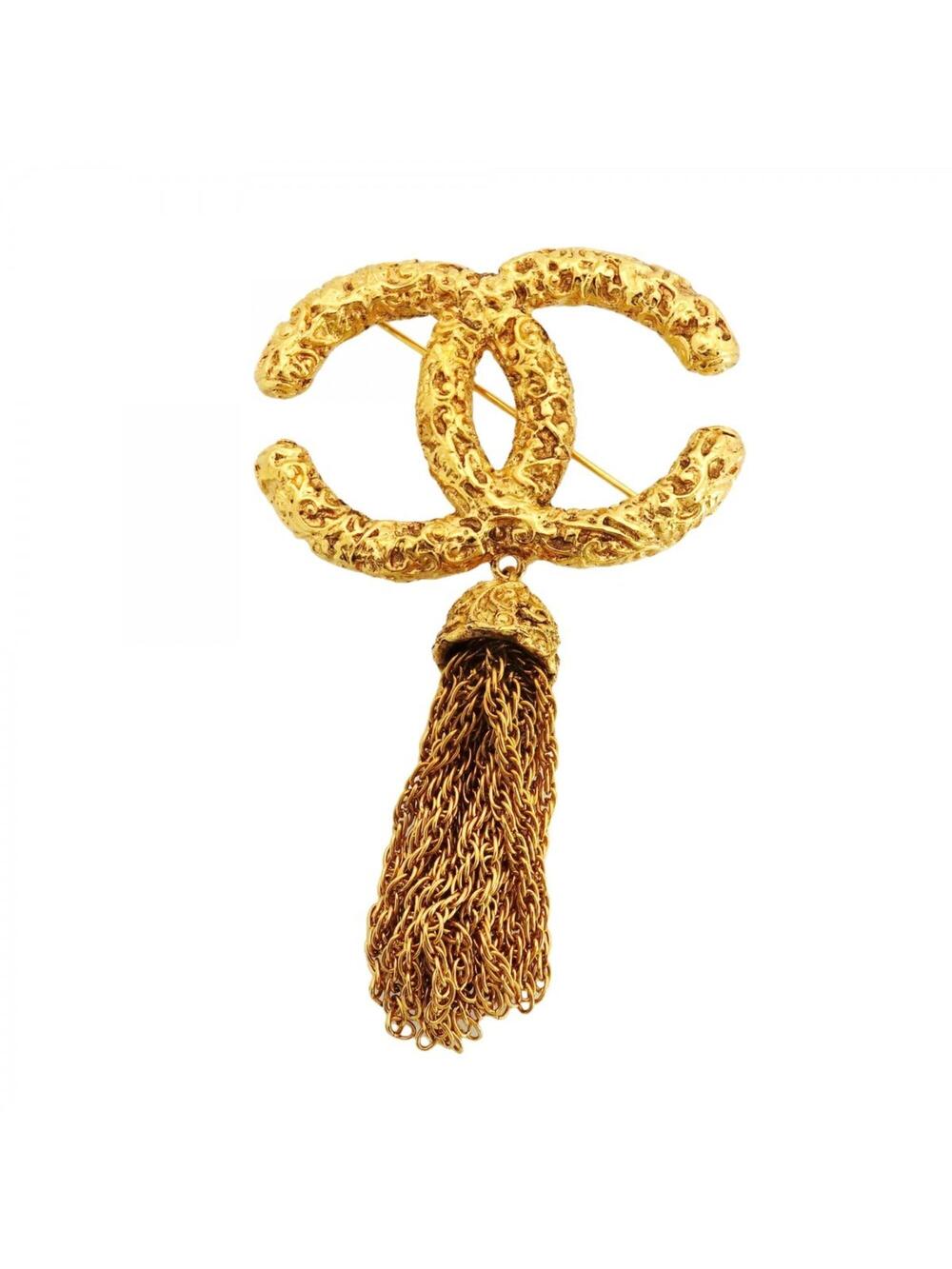 Chanel Cc Logo Brooch Metal #288075C15B